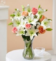 Sweet Spring Rose and Lilly Bouquet