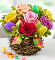 Easter Egg Rose Basket