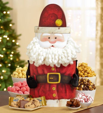 Holiday Cheer Jingle Santa Sweets Tower