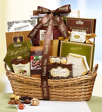 Thank You Grandeur Gourmet Gift Basket