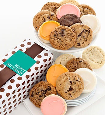 Cheryls Classic Birthday Cookie Box 24 ct.