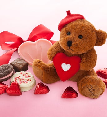 Cheryl's Valentine Bear with Treats
