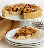Artisan Baked Apple Caramel Cookie Pie