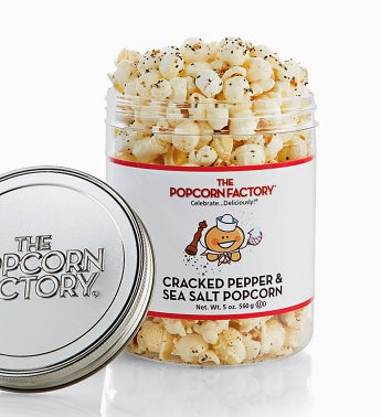 Popcorn Factory Cracked Pepper Sea Salt Sampler