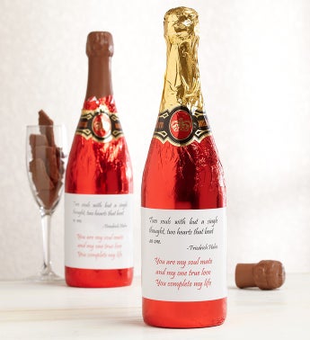 Message on a Bottle Romantic Love Chocolate Gift