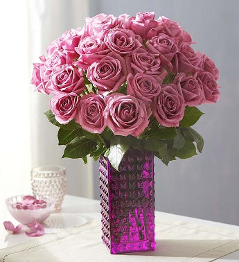 Passion for Purple? Roses, 12-24 Stems