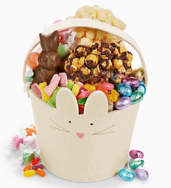 The Popcorn Factory� Felt Bunny Basket