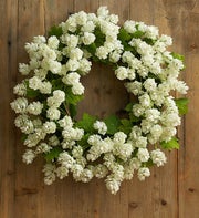 Silk White Hops Wreath