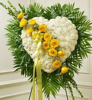 Always in My Heart Floral Heart