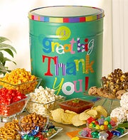 Thank You Popcorn Tin - 1800baskets.com