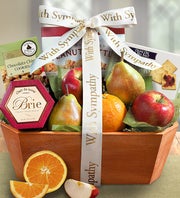 Fresh Fruit Sympathy Box - 1800baskets.com