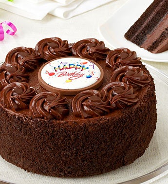 Chocolate Birthday Cake on Junior S Happy Birthday Chocolate Fudge Cake