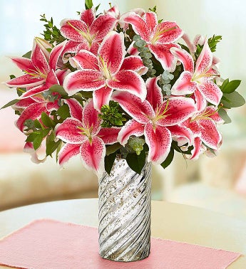 Stunning Pink Lily Bouquet
