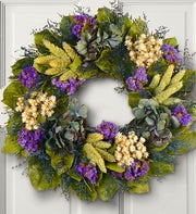 Blue Jewel Hydrangea Wreath
