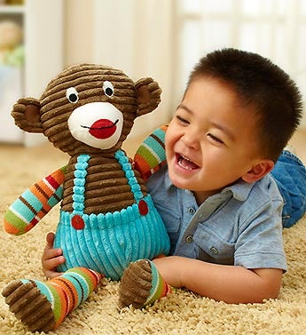 Chunky Cord Plush Monkey
