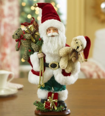 Traditional Santa Figurine