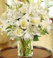Classic All White Arrangement