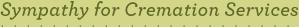 Sympathy for Funeral Service